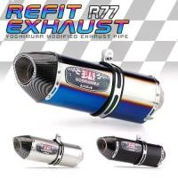 ราคา จัดส่งที่รวดเร็ว Yoshimura R77ท่อไอเสีย Universal 51Mm รถจักรยานยนต์ท่อไอเสียดัดแปลง R25/Z650/Cbr250r/Nvx155/ (1731545924753590264)