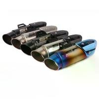ราคา COD 51/5/60mm ID Universal รถจักรยานยนต์ท่อไอเสียท่อ SC ท่อไอเสียกระป๋องท่อพร้อมฝาครอบ (1731627699737560397)