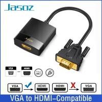 ราคา บล็อกบัสเตอร์ Jasoz VGA to HDMI Adapter 1080P VGA HDMI Adapter Video Converter Cable for PC Laptop to HDTV Projector (1732542352318825805)