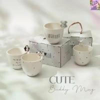 ราคา Violet Flamingo_Cute Buddy Mug แก้วเซรามิคมีตุ๊กตาสัตว์สุดคิ้วท์เกาะที่ขอบแก้ว แก้วน้ำสีขาว แก้วน้ำชา แก้วกาแฟพร้อมกล่อง คําแนะนําการขายที่ร้อนแรงในเดือนนี้ (1732605018225673897)