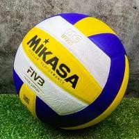 ราคา MIKASA มิกาซ่า วอลเลย์บอลหนัง Volleyball PU #5 th MV210 FIVB (920) แถมฟรี ตาข่ายใส่ลูกฟุตบอล +เข็มสูบลม (1729590839281158754)