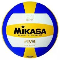 ราคา MIKASA มิกาซ่า วอลเลย์บอลหนัง Volleyball PU #5 th MV210 FIVB กกท (970) แถมฟรี ตาข่ายใส่ลูกฟุตบอล +เข็มสูบลม (1732297818285966526)