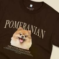 ราคา เสื้อยืดสกรีนลายน้องหมา Pomeranian ปอมเมอเรเนี่ยน [Classic Cotton 100% by Oversized Club] (1732609632189450139)