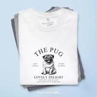 ราคา เสื้อยืดสกรีนลาย New Minimal The Pug น้องหมาปั๊ก [Classic Cotton 100% by Oversized Club] (1732609271856989976)