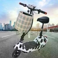 ราคา ขายดีประจำเดือนนี้ (ใหม่) สกูตเตอร์ไฟฟ้า Electric Scooter 24V ไฟหน้า LED E-Scooter มอเตอร์ 350W รองรับน้ำหนัก 150 กิโลกรัม (1732167233139737877)