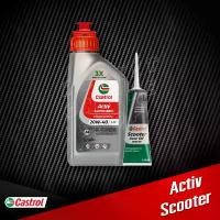 ราคา น้ำมันเครื่อง Castrol Activ Scooter 0.8L. พร้อมน้ำมันเฟืองท้าย 120ml. กึ่งสังเคราะห์ รถสายพาน (1732314175078434806)