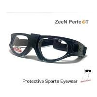 ราคา แว่นเล่นกีฬาตัดเลนส์สายตาได้ ZeeN PerfecT Protective Sports Eyewear (เลนส์ใส-กรอบดำด้าน) (1732635268971661263)