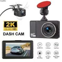 ราคา ขายร้อน กล้องติดรถยนต์ 2กล้องหน้า-หลัง 2K WiFi CAR DASHCAM รุ่น X18pro QHD Dual lens Dashcam (1732597076553598638)