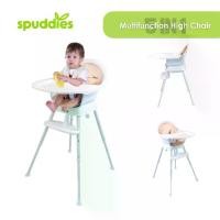 ราคา Spuddies เก้าอี้กินข้าวเด็ก highchair เก้าอี้ทานข้าว ปรับใช้งานได้ 5 ระดับ แบบ EVA seat cushion (1732626569547842785)