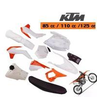 ราคา ชุดสีวิบาก ขาว+ส้ม แฟริ่งวิบาก KTM 90cc/110cc/125cc/150cc เปลือกวิบาก แฟริ่งวิบาก ครบชุดใหญ่ 90cc/110cc/125cc/150cc รถวิบาก แปลงใส่ Sonic Dash (1729696087530900320)