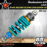 ราคา ใช้งานได้ โช๊คหลัง โช๊คหลังแต่ง ทรง NTR สำหรับ MSX,SONIC,DASH,MSX,MSX-SF,DEMON-125 สปริงสีฟ้า ขนาด 260 มิล Motorcycle มอเตอร์ไซค์ (1731648202979903959)