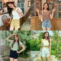 ราคา NEWCUTE กางเกงยีนส์ขาสั้นทรงบาร์บี้ - Pony Jump Jeans (1729438441526561504)
