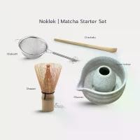 ราคา Matcha starter set | ชุดชงมัทฉะ ถ้วยชงมัทฉะ Chawan แปรงชงมัทฉะ Chasen แท่นวางแปรงชงมัทฉะ ตะแกรงร่อนผงมัทฉะ ไม้ไผ่ตักชา (1732314600302347596)