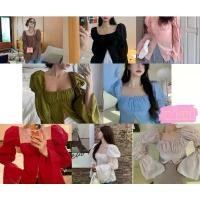 ราคา Cici พร้อมส่ง(3022)Jump top เสื้อแขนยาวจั๊ม กิมมิคแขนพองใส่ได้2แบบ แพทเทิร์นดีสไตล์เกาหลี มีบริการเก็บปลายทาง (1731694305088669086)