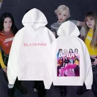 ราคา BLACKPINK Jump เสื้อฮู้ดแบบสวมหัว Unisex เสื้อฮู้ด Deadline World Tour ฮู้ดแขนยาวพิมพ์ลายสองด้านปกอัลบั้มสำหรับผู้หญิง #9 (1731967947314988763)