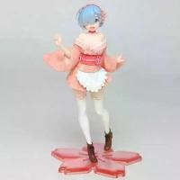 ราคา CODRem Anime Re:Life in a different world from zero EXQ Rem Kimono Ver PVC Action Figure Figurine Model Toys Gift Action figure 22 cmTikTok (1732582504789214659)