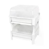ราคา KASSA HOME ที่คว่ำจานพลาสติกพร้อมฝาครอบ 2 ชั้น รุ่น PNC-3838/PL ขนาด 49 x 43.4 x 62.5 ซม. สีขาว (1732532661592884619)