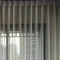 ราคา จัดส่งภายในประเทศไทย ม่านจีบแบบโปร่งแสง กว้างด้านจีบ 60-130 CM ม่านโปร่ง ม่านสำเร็จรูป ม่านจีบ ม่านสั่งตัด (ราคาขาย 1 ผืน) Home Supplies ห้องครัว (1732564217547883757)