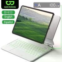 ราคา Magic Keyboard สำหรับ iPad Air 6 2024, MiiVee, เคสสำหรับ iPad Pro 13 นิ้ว, Pro 11 นิ้ว, Pro 12.9 นิ้ว, Air 5, Air 4, 10.9 นิ้ว, พร้อมจอ LCD (1732608035145418296)
