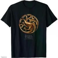 ราคา เสื้อยืดผ้าฝ้าย【ข้อเสนอเวลาจำกัด】เสื้อยืดคอกลมพิมพ์ลายโลโก้มังกร Game Of Thrones Iron Anniversary แฟชั่นฤดูร้อน S-5XL S-5XL (1732524751149368997)