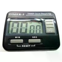 ราคา นาฬิกาจับเวลา เดินหน้าถอยหลัง Timer 5 สีดำ จับเวลาได้ 99 นาที (1732149082667583156)