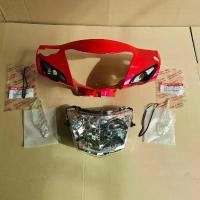 ราคา หน้ากากหน้า wave100s u box สีชมพู พร้อมไฟหน้า ฝาไฟเลี้ยว เวฟ100s ยูบ็อก (1732587332238148773)