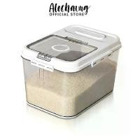 ราคา Alechaung ถังเก็บข้าวสาร กล่องเก็บข้าวสาร Rice storage กล่องใส่ข้าวสาร ความจุเยอะ 7.5กก 15กก ฝาปิดแน่น โปร่งใส (1732524279242327886)