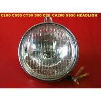 ราคา ✿HEADLIGHT "GLASS" LENS (dia. 5" ) For HONDA CL90 CS90 CT90 S90 C200 CA200 SS50 // ไฟหน้า เลนกระจก จานฉาย 5 นิ้ว สีดำ◈ (1732520303505605661)