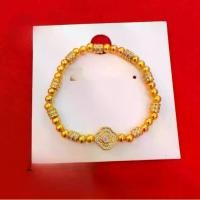 ราคา สร้อยข้อมือลูกปัดนำโชค ฝังเพทาย ทองโบราณ ย้อนยุค เหมาะสำหรับการเดินทาง รายการของขวัญ 2025 art phro สร้อย แฟชั่น หิน มงคล หิน นํา โชค ล็อกเก็ต หิน ตา แมว โหลสุ่ม เครื่องป (1731836432641656360)