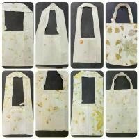 ราคา กระเป๋าและถุงย่ามผ้าอีโคปลิ้น Eco Print ช่วยรักษ์โลก มีหลากหลายขนาด (ก่อนกดสั่งชื้อสอบถามขนาดก่อน) ขายร้อน (1731782188642240197)