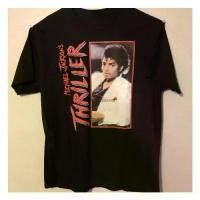 ราคา [ANL]Michael Jackson Thriller Michael Jackson men's vintage Jackson T-shirt & # King ofS-5XL print t shirt Clothing ผู้ชาย (1730195598906460975)