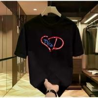 ราคา Fashionable and Versatile Love Print Short-Sleeve T-Shirt (1731635068775073491)