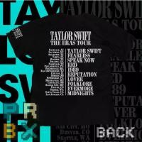 ราคา （ไม่ต้องจ่ายค่าไปรษณีย์！） (จัดส่งตลอด 24 ชั่วโมง) 210g Tee S-5XL 7สี Back and Front Print Shirt Taylor Swift Concert The Era Tour Big Print Tshirt (1731491400198817203)