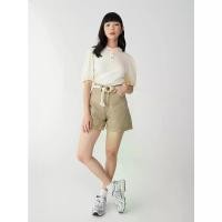 ราคา [Pomelo] เสื้อโปโลแขนตุ๊กตาดีเทลกระดุมดอกไม้ ผ้า Filagen / Filagen Flower Button Puffed Sleeve Polo Top (1729739955758991451)