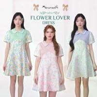 ราคา KM24 Flower Lover Dress ชุดเดรสตัดต่อใต้อก ช่วงบนผ้า Poly Viscose ตัดต่อท่อนล่างผ้าไหมซาตินพิมพ์ลายดอกไม้ ทรงแขนตุ๊กตา ซิปหลัง ปกบัวแหลมแต่งเทปลูกไม้บนปก (1731707231002133770)