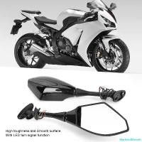 ราคา MarketofMarvels แบบพกพา 【ราคาถูกสุด】Motorcycle Side Mirrors 2 ชิ้นรถจักรยานยนต์ LED เลี้ยวกระจกเหมาะสำหรับฮอนด้า CBR600RR/CBR1000RR/cbr250r/cbr500r/cbr300r แฮนด์ ท่อ tbs ไ ฟ (1730887294430644853)
