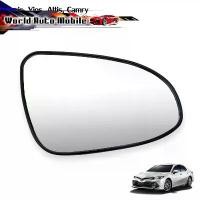 ราคา เนื้อเลนส์กระจก เลนส์กระจกมองข้าง ขวา ใส่ Toyota Vios Altis Yaris Camry ปี 2014 - 2019 Wing Side Door Mirror Glass Len ยึดรูปแบบเดียวกัน (1732536413555623295)