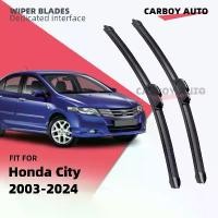 ราคา ยางปัดน้ำฝนรถยนต์ ใบปัดน้ำฝนยางรถยนต์ อุปกรณ์เสริม เหมาะสำหรับ Honda City 2003-2024, 2 ชิ้น, เหมาะสำหรับแขนประเภท J Hook ยาง ปัด น้ําฝน รถ ยนต์ ที่ ปัด น้ําฝน รถ ยนต์ (1731751439631025820)