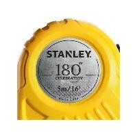 ราคา STANLEY ตลับเมตร 5 ม. X 16 มม. รุ่น Global Tape Tray 5M สีเหลือง มีความแม่นยำระดับ Class II Tru-Zero Hook (สแตนเล่ย์) ไม่รับประกัน ไม้โปรแทรกเตอร์ (1730961787590314744)
