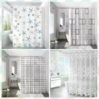 ราคา ม่านห้องน้ำ PEVA ผ้าม่านห้องน้ำห้องอาบน้ำ 200*200 มีห่วงตะขอ C-Hook ให้ 12 ชิ้น ม่านพลาสติก ผ้าม่านกันน้ำ กันเชื้อรา มี4ลายให้เลือก ม่านพลาสติกกันน้ำ ราว (1730707974462736405)