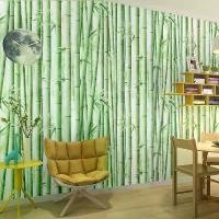 ราคา Wallpaper Sticker วอลเปเปอร์ผนัง สติ๊กเกอร์ผนัง แบบมีกาวในตัว ลายใบไผ่ ยาว10เมตร แถมฟรีแผ่นรีด (1732614114470889145)