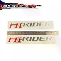 ราคา sticker HI-RIDER 1 ชุด 2 ชิ้น สติ๊กเกอร์ HI-RIDER ติดรถ ford ranger แดงเทา ขอบหลังบอลเงิน (ตามรูป) v.2 (1731611284048218049)