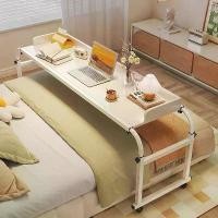 ราคา โต๊ะคอม โต๊ะวางโน๊ตบุ๊คบนเตียง 120*40CM ปรับขยายได้ความสูงได้ โต๊ะคร่อมเตียง มีล้อเลื่อน Desk โต๊ะกินข้าวคนป่วย จัดส่งจากกทม (1732162709815265009)