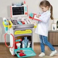 ราคา พร้อมส่งจากไทยMedical Desk ของเล่นชุดคุณหมอ รถเข็นคุณหมอ โต๊ะคุณหมอ (1731880464961799854)