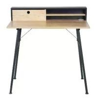 ราคา โต๊ะทำงานไม้ โต๊ะทำงานสไตล์วินเทจ มีลิ้นชักเก็บของ 90 ซม. Computer desk (1729725184078743773)