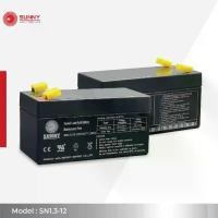 ราคา [เก็บเงินปลายทาง] Sunny 12v 1.3ah SN1.3-12 battery sealed lead acid suitable for emergency backup/ups/ alarm system (1731867242328262145)