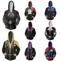 ราคา เสื้อฮู้ดพิมพ์ลายดิจิตอล 3D, ธีม Fire Emblem Fates, ซิป, ของใช้คอสเพลย์อะนิเมะ (1732203179790403087)