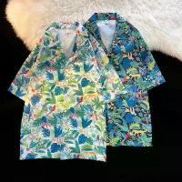 ราคา เสื้อเชิ้ตพิมพ์ลายฮาวายชายหาด Super Fire แขนสั้น ทรงหลวม สำหรับผู้ชาย สไตล์ฮ่องกงและญี่ปุ่น เสื้อเชิ้ตแฟชั่นย้อนยุคสไตล์ญี่ปุ่น ปี 2024 (1731919288359815500)
