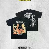 ราคา เสื้อยืด METALLICA FIRE BOOTLEG TSHIRT ลายการ์ตูน vintage shirt S-5XL (1732087387272152514)