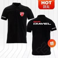 ราคา เสื้อยืดโปโล Unisex โลโก้รถจักรยานยนต์ Ducati Diavel Carbon ใหม่ แขนสั้น SS พร้อมสต็อก Superbike (1731342964953089647)